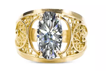 Vintage Jewlery  Κυβική Ζιρκονία Κίτρινος χρυσός 14 καρατίων vrc057y